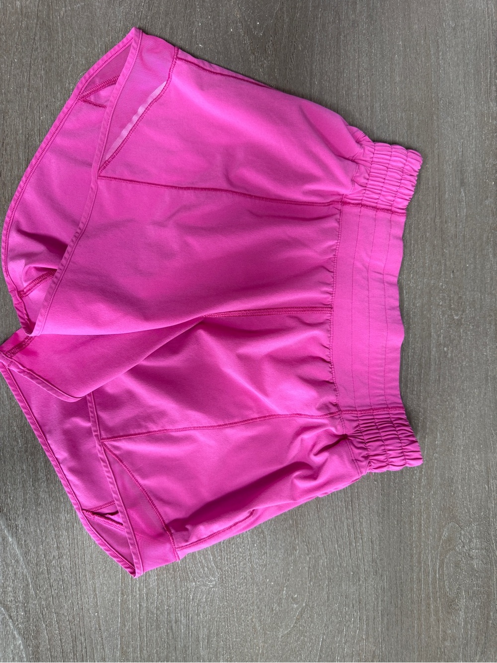 lululemon athletica Bright Pink Running Shorts